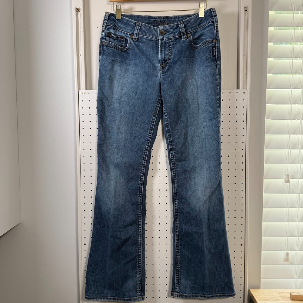 Silver Jeans Suki Bootcut Jeans Women's Blue Denim Mid Rise Y2K - 30X33